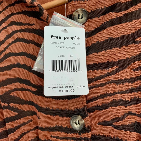 NWT Free people “ Us and them” mini dress. - Picture 6 of 6